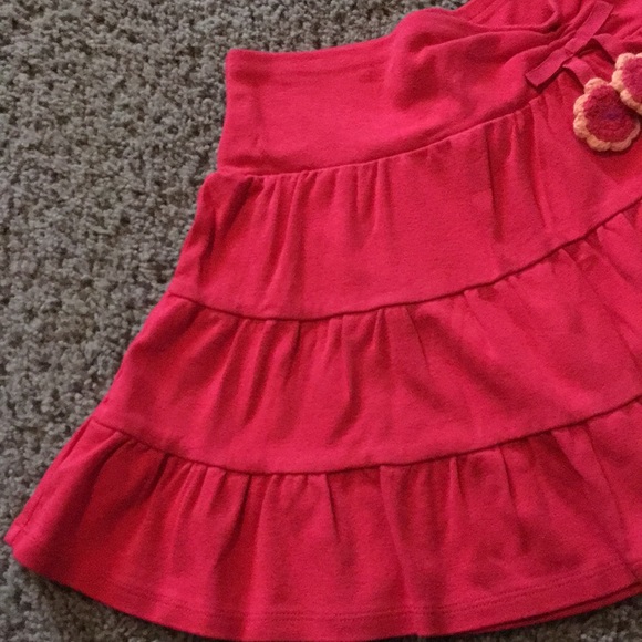 Vintage Gymboree Fiesta Del Sol red layered swing skort Sz 6 - Picture 3 of 6